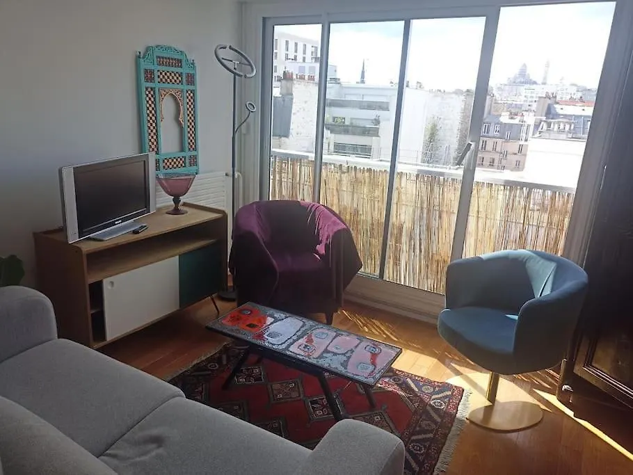 Vue Sur Le Sacre Coeur Montmartre Apartment Paris France